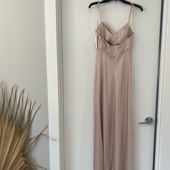 Jenny Yoo Addison Satin Dress Size 8 - Picture 1 of 5